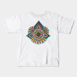 Rainbow Mandala Kids T-Shirt